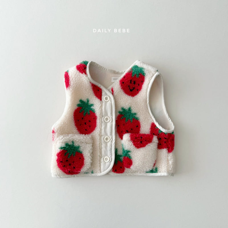 Daily Bebe - Korean Children Fashion - #kidzfashiontrend - Fleece Vest - 5