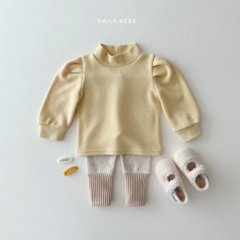 Daily Bebe - Korean Children Fashion - #kidzfashiontrend - Peach Puff Tee - 9