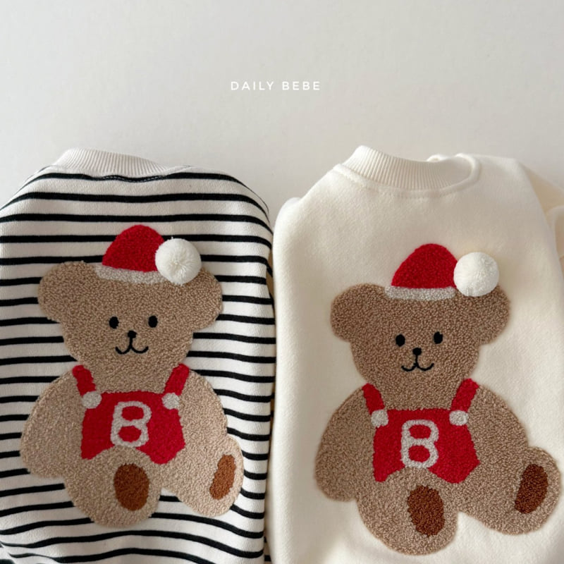 Daily Bebe - Korean Children Fashion - #kidzfashiontrend - Bebe Bear Sweatshirt - 3