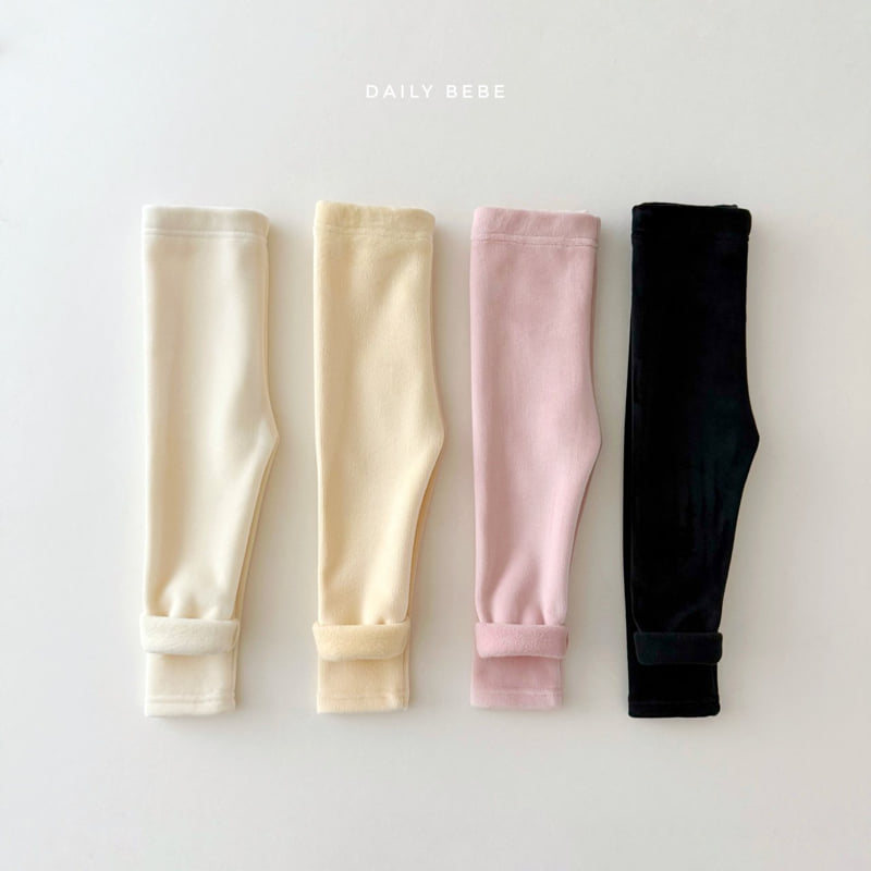 Daily Bebe - Korean Children Fashion - #littlefashionista - Mink Basic Leggings
