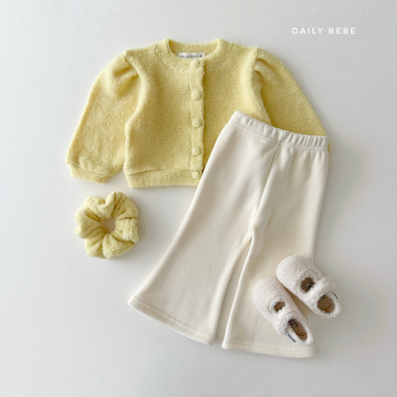 Daily Bebe - Korean Children Fashion - #littlefashionista - Bouclé Cardigan - 12