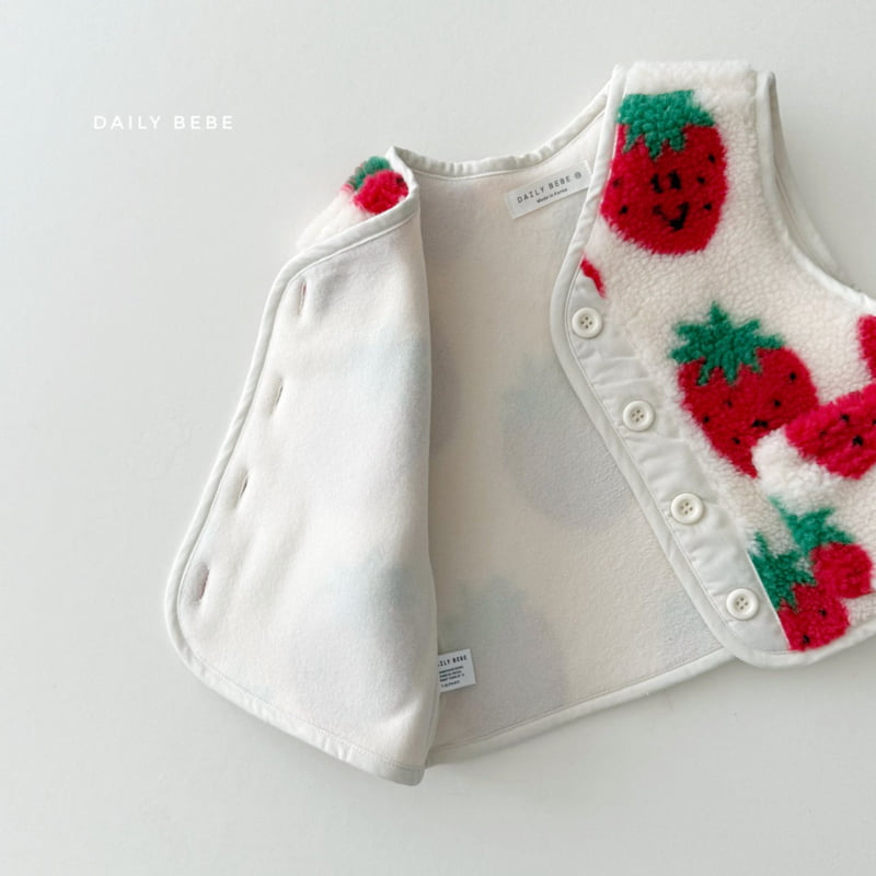 Daily Bebe - Korean Children Fashion - #littlefashionista - Fleece Vest - 7