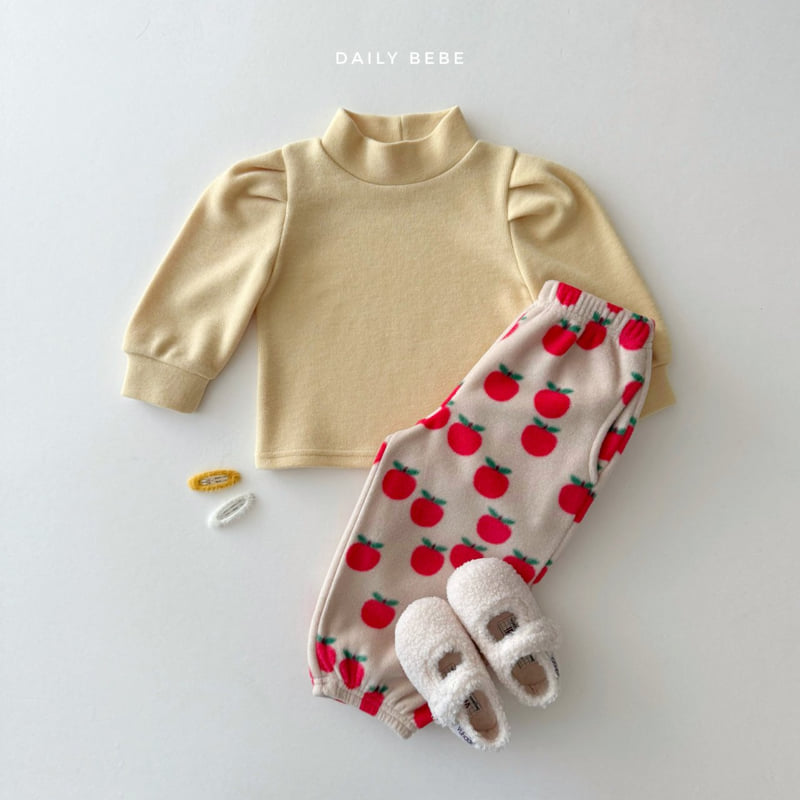 Daily Bebe - Korean Children Fashion - #littlefashionista - Peach Puff Tee - 11