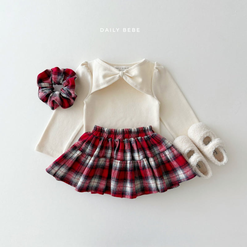 Daily Bebe - Korean Children Fashion - #littlefashionista - Merry Flare Skirt - 7