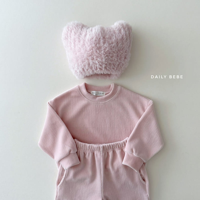 Daily Bebe - Korean Children Fashion - #magicofchildhood - Velour Jogger Set - 9