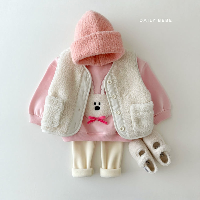 Daily Bebe - Korean Children Fashion - #magicofchildhood - Fleece Vest - 8