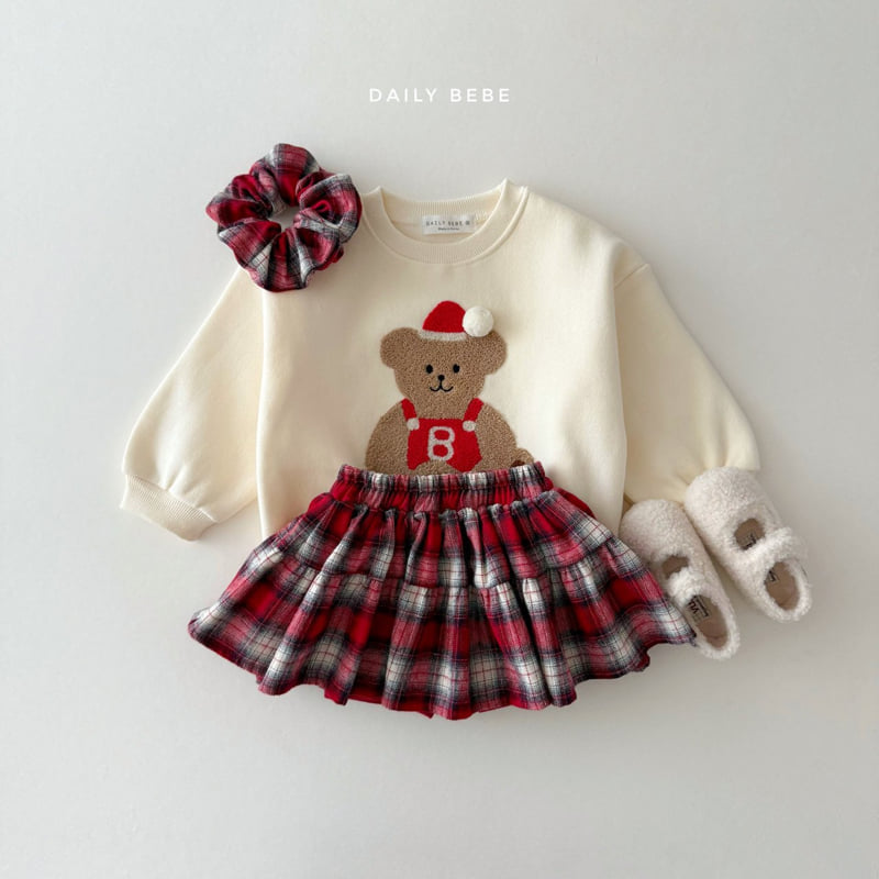 Daily Bebe - Korean Children Fashion - #magicofchildhood - Bebe Bear Sweatshirt - 6