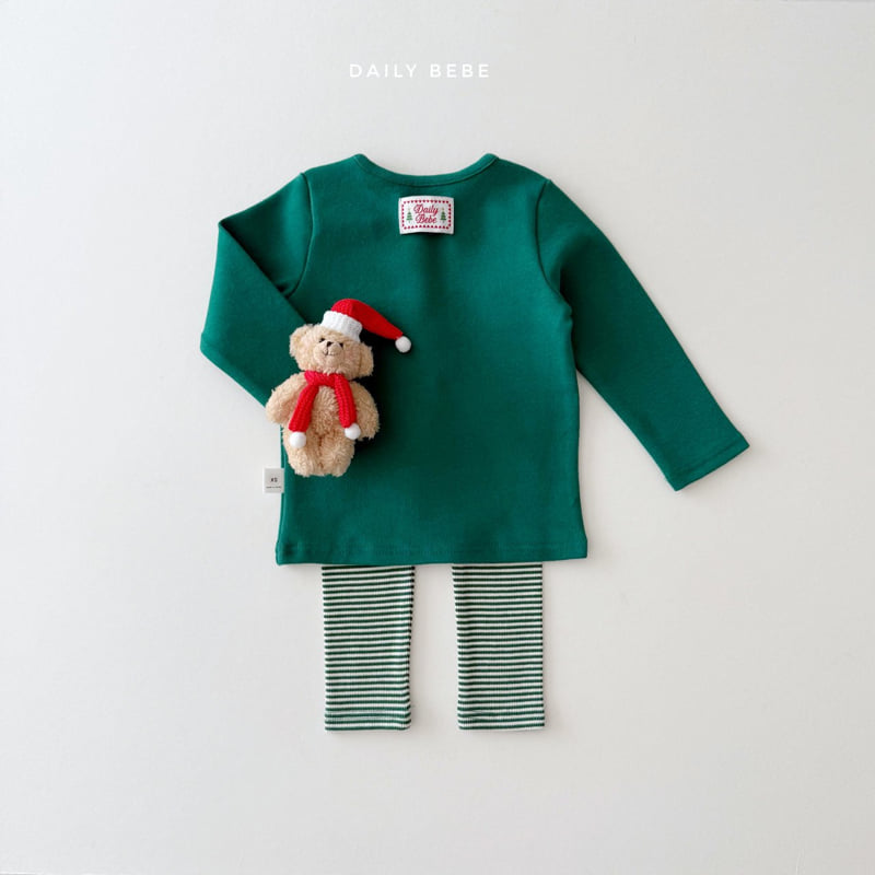 Daily Bebe - Korean Children Fashion - #minifashionista - Merry Easywear Set - 6