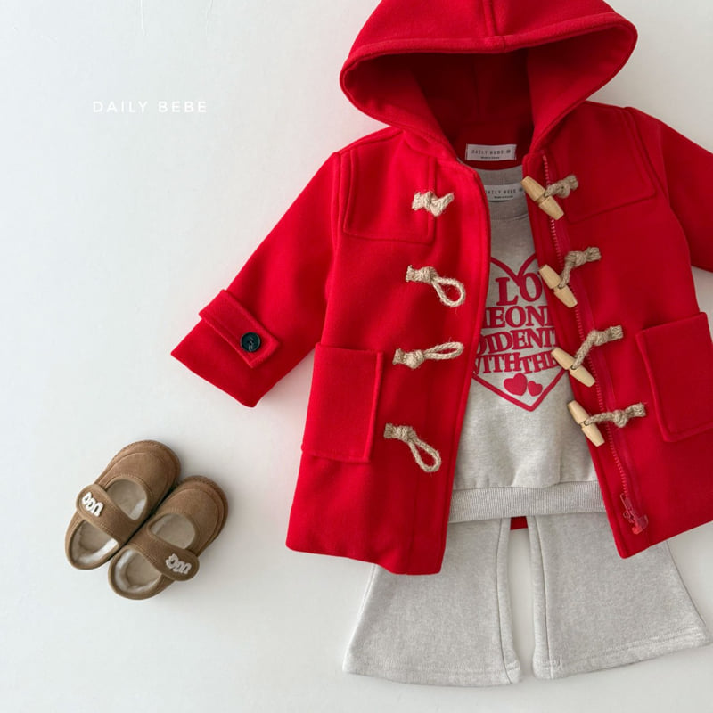 Daily Bebe - Korean Children Fashion - #minifashionista - Daily Hooded Coat - 5