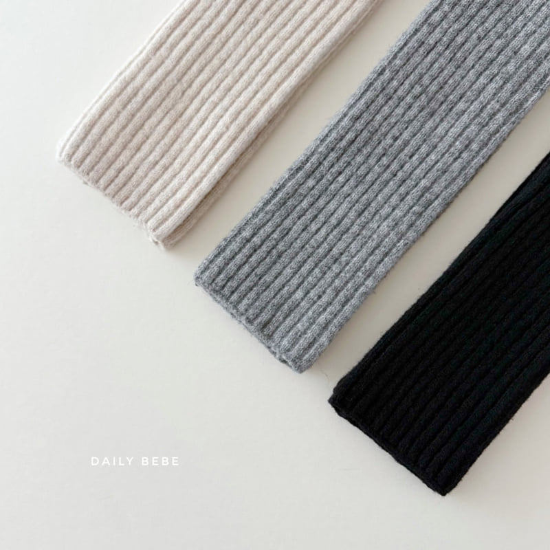 Daily Bebe - Korean Children Fashion - #magicofchildhood - Knit Leg Warmers - 4