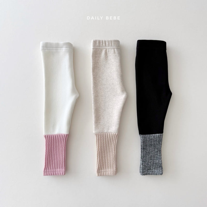 Daily Bebe - Korean Children Fashion - #minifashionista - Mink Warmer Leggings