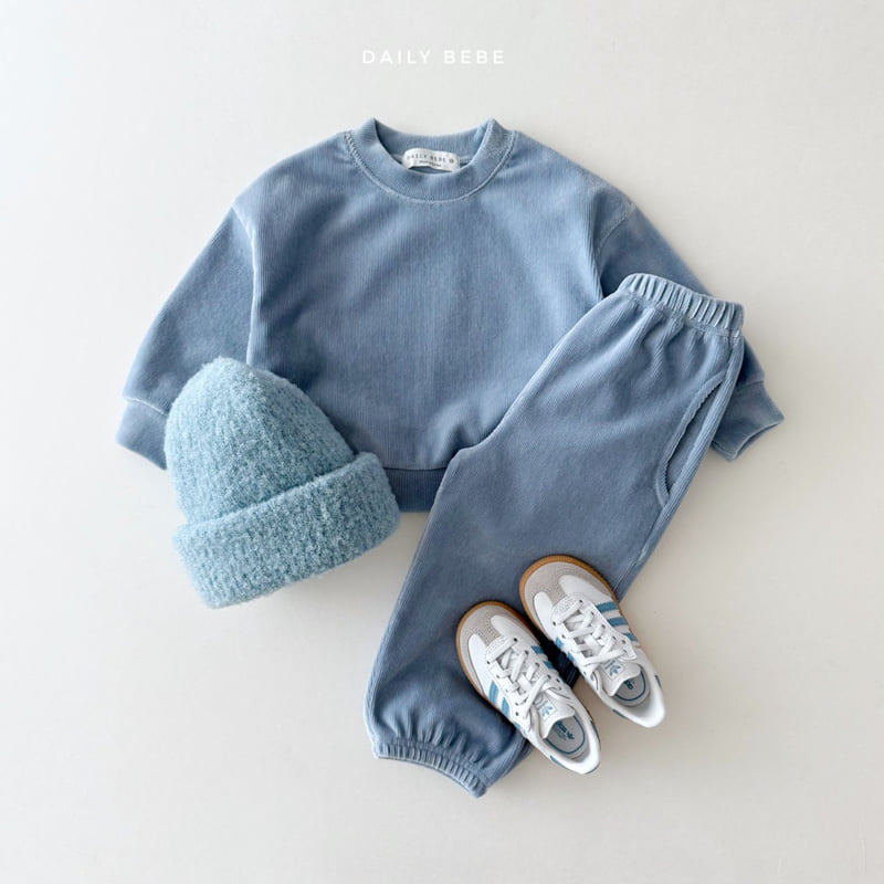 Daily Bebe - Korean Children Fashion - #minifashionista - Velour Jogger Set - 10