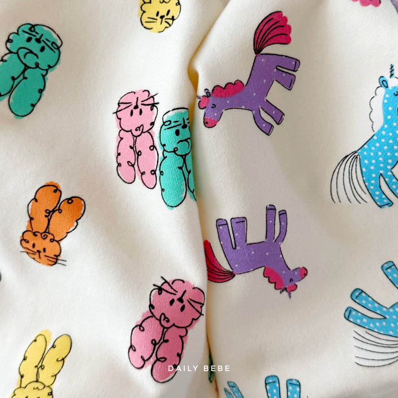 Daily Bebe - Korean Children Fashion - #minifashionista - Long Sweatshirt - 3