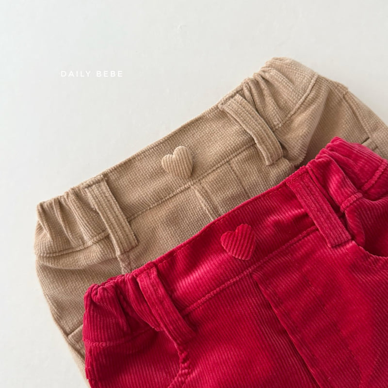 Daily Bebe - Korean Children Fashion - #prettylittlegirls - Fluffy Heart Shorts - 5
