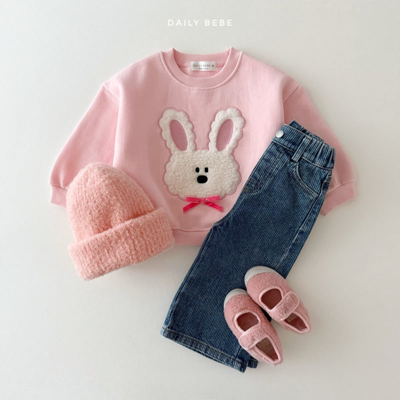 Daily Bebe - Korean Children Fashion - #prettylittlegirls - Brushed Denim Pants - 9
