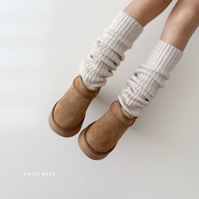 Daily Bebe - Korean Children Fashion - #prettylittlegirls - Knit Leg Warmers - 5