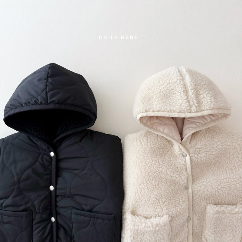 Daily Bebe - Korean Children Fashion - #prettylittlegirls - Reversible Hood Jacket