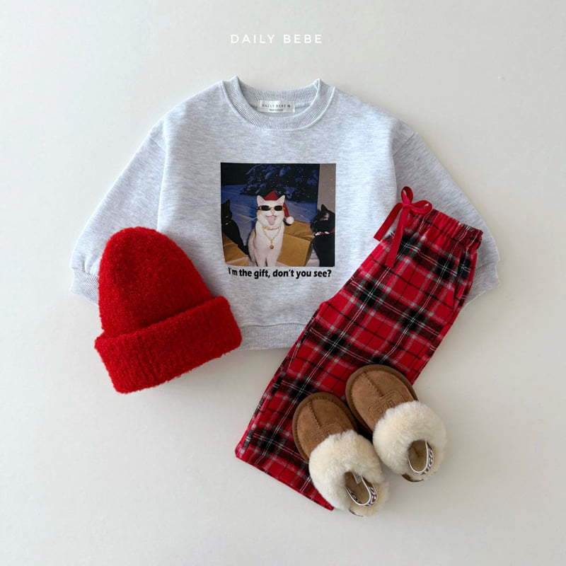 Daily Bebe - Korean Children Fashion - #stylishchildhood - Merry Check Pants - 6