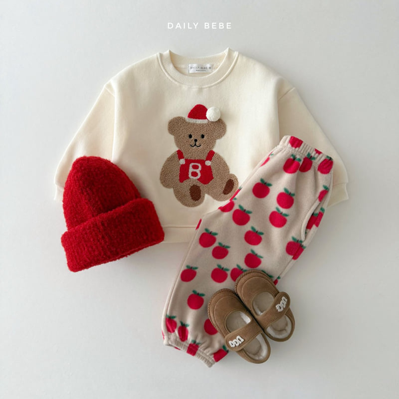 Daily Bebe - Korean Children Fashion - #toddlerclothing - Bebe Bear Sweatshirt - 10