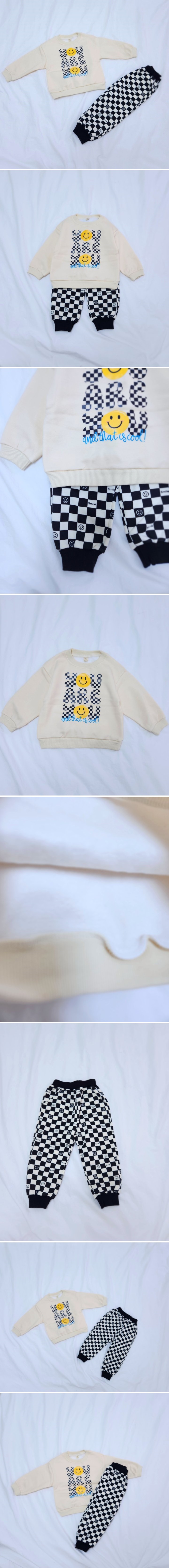 Daily shop - Korean Children Fashion - #fashionkids - Fleece Check Set