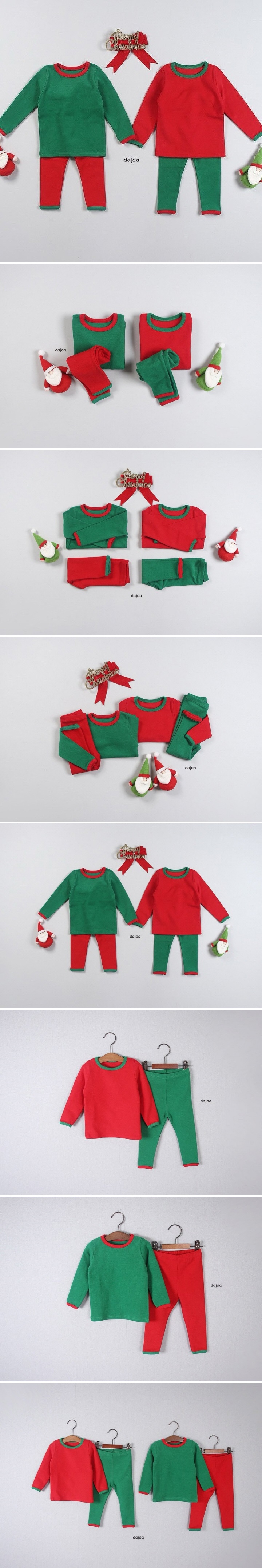 Dajoa - Korean Children Fashion - #littlefashionista - Christmas Plain Easywear - 2