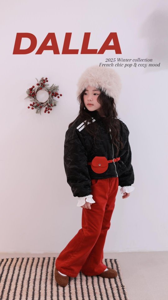 Dalla - Korean Children Fashion - #Kfashion4kids - Daily Bootcut Pants