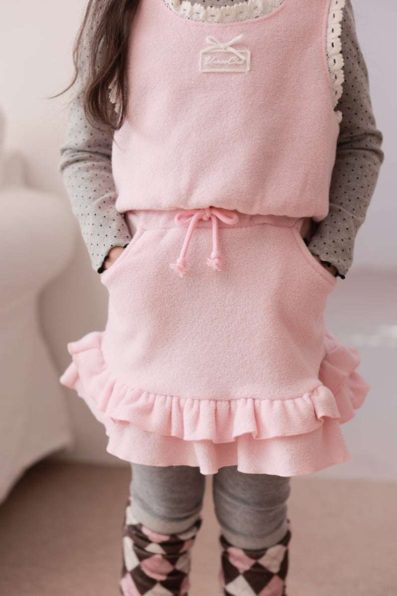 Dalla - Korean Children Fashion - #Kfashion4kids - 2 Tier Cangcan Skirt - 8