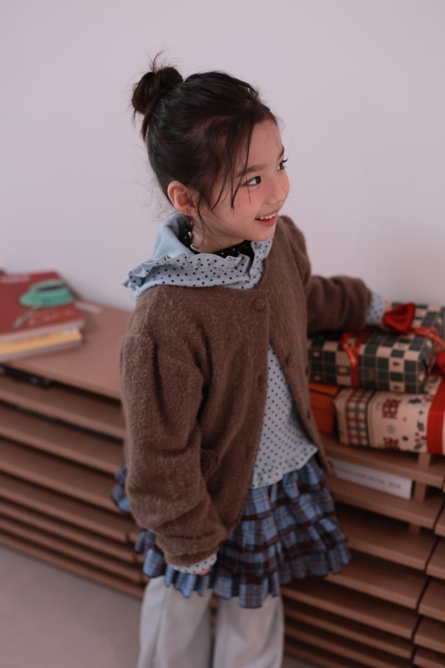 Dalla - Korean Children Fashion - #Kfashion4kids - Hooded Dot Tee - 3