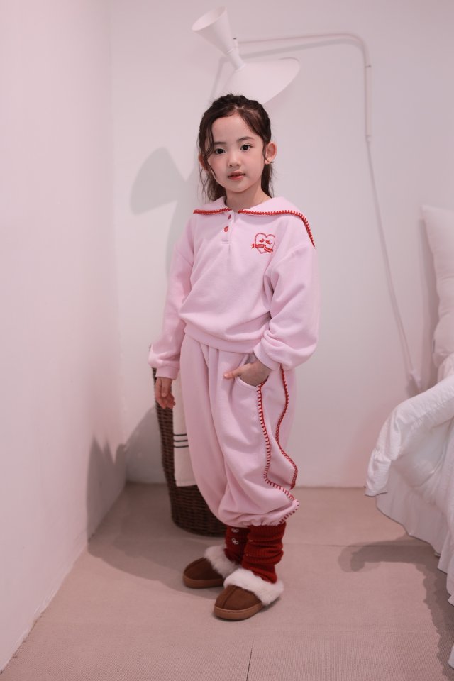 Dalla - Korean Children Fashion - #designkidswear - Mellow Collar Sweatshirt