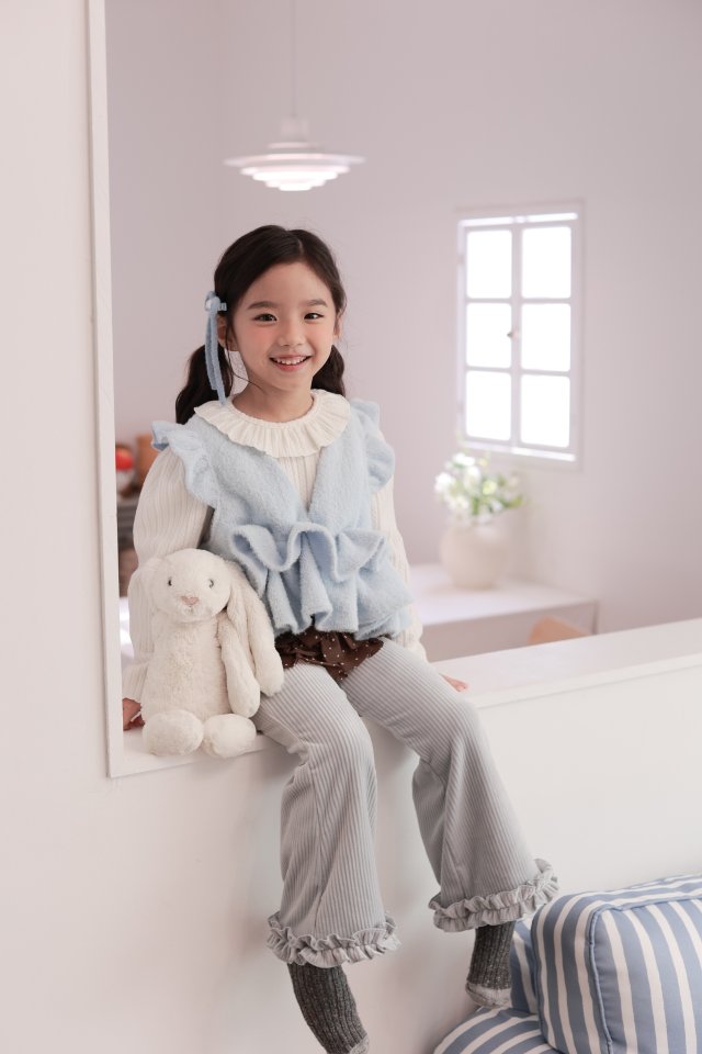 Dalla - Korean Children Fashion - #fashionkids - Soft Frill Bootcut Pants - 8