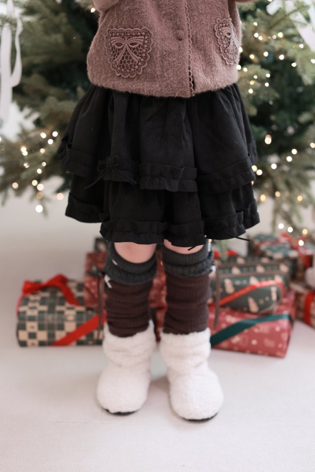 Dalla - Korean Children Fashion - #fashionkids - Suede Skirt - 6