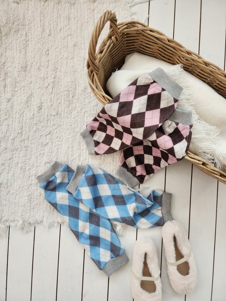 Dalla - Korean Children Fashion - #kidsshorts - Argyle Warmers - 2
