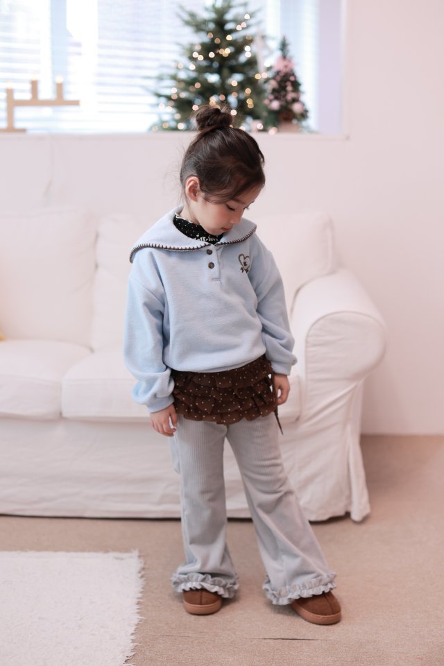 Dalla - Korean Children Fashion - #kidsstore - Soft Frill Bootcut Pants - 10