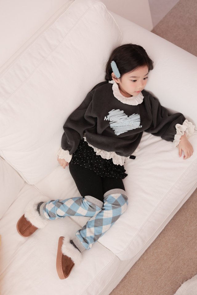 Dalla - Korean Children Fashion - #kidsstore - Argyle Warmers - 4