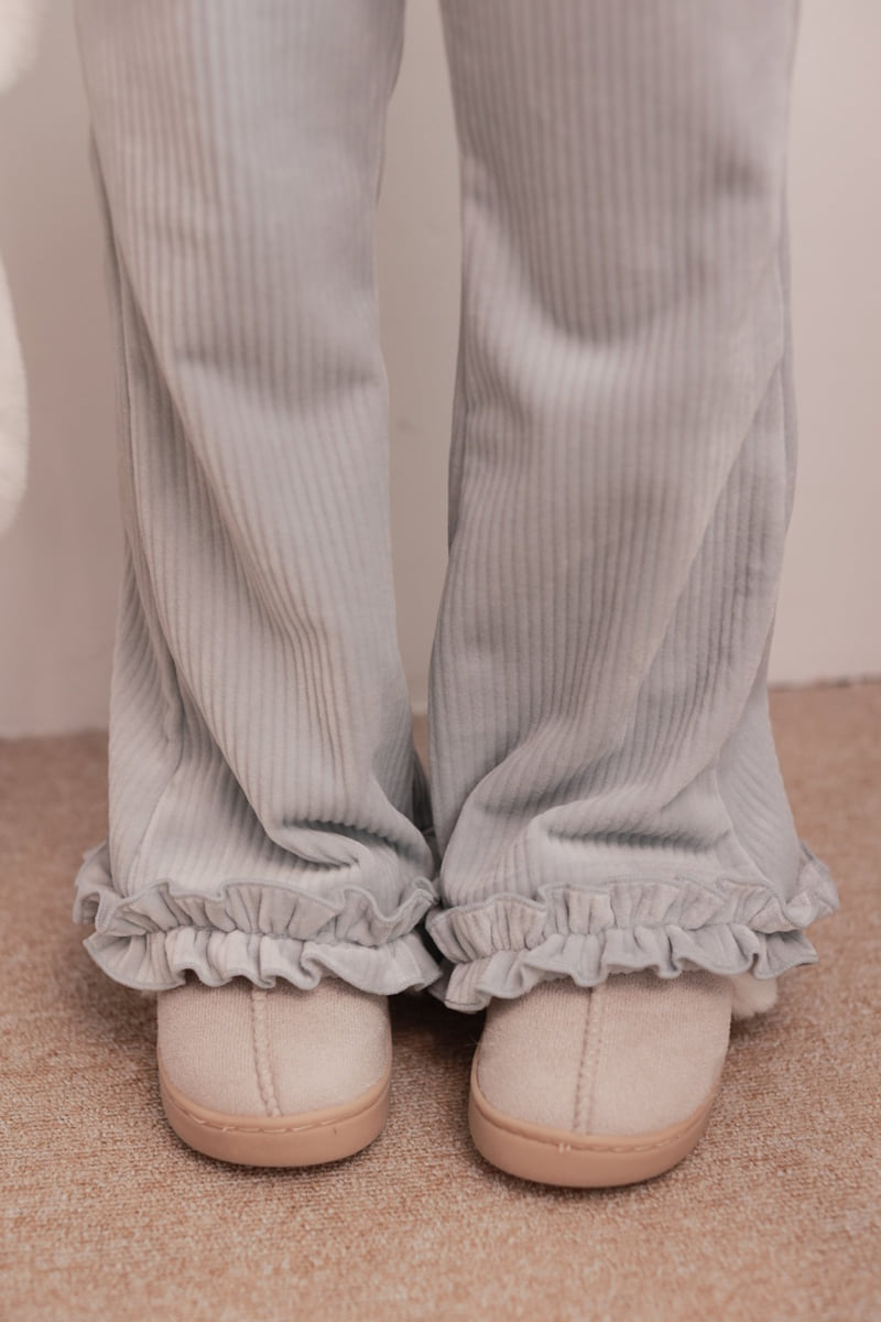 Dalla - Korean Children Fashion - #kidzfashiontrend - Soft Frill Bootcut Pants - 11
