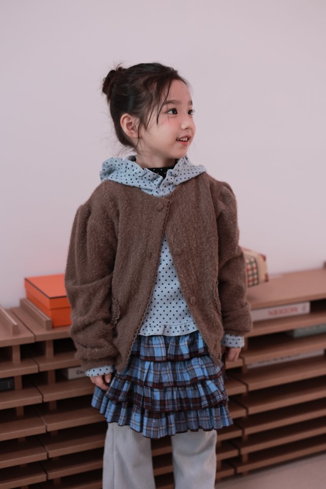 Dalla - Korean Children Fashion - #kidzfashiontrend - Hooded Dot Tee - 2
