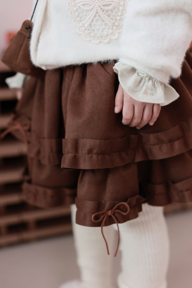 Dalla - Korean Children Fashion - #littlefashionista - Suede Skirt - 11