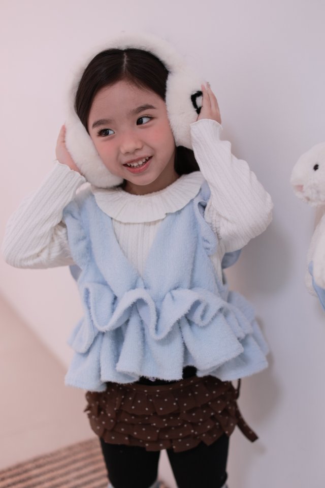 Dalla - Korean Children Fashion - #littlefashionista - Chain Ruffle Tee - 5