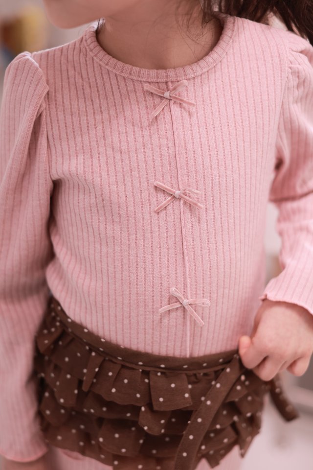 Dalla - Korean Children Fashion - #minifashionista - Flow Ribbed Set - 5