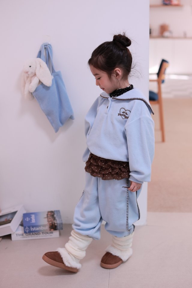 Dalla - Korean Children Fashion - #minifashionista - Mellow Collar Sweatshirt - 10