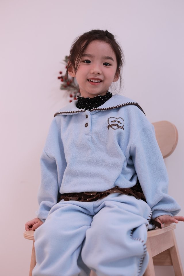 Dalla - Korean Children Fashion - #prettylittlegirls - Mellow Collar Sweatshirt - 11