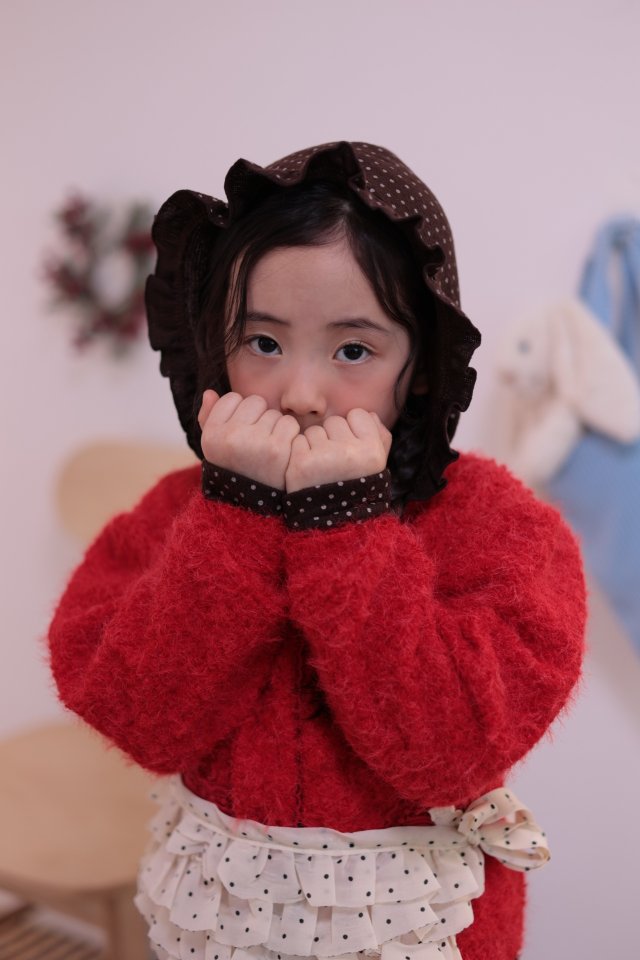 Dalla - Korean Children Fashion - #stylishchildhood - Hooded Dot Tee - 10