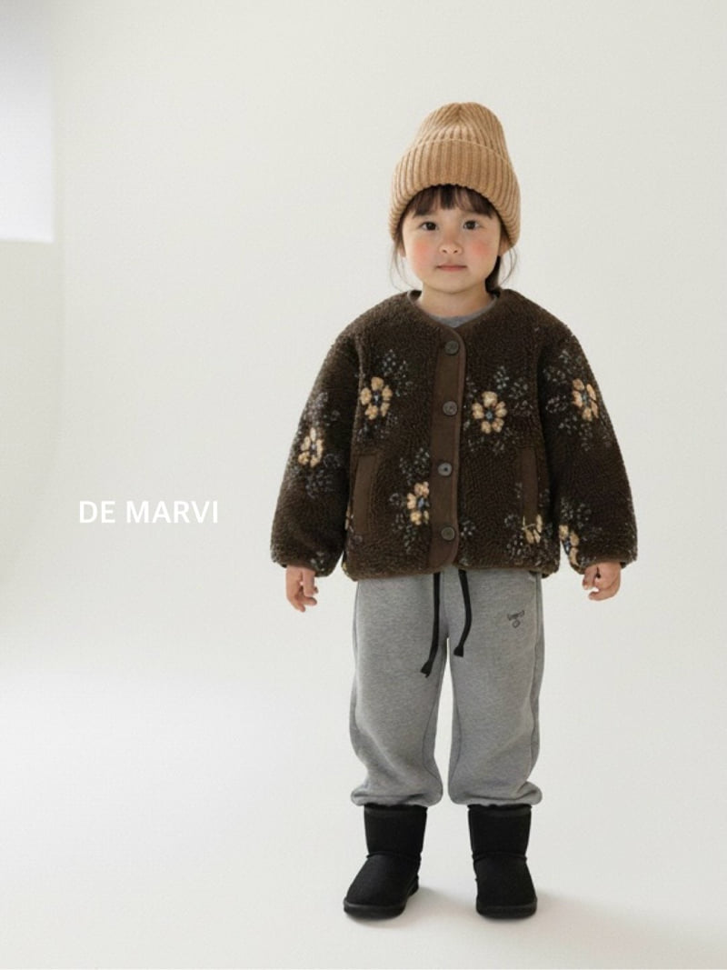 De Marvi - Korean Children Fashion - #Kfashion4kids - Noir Fleece Jacket