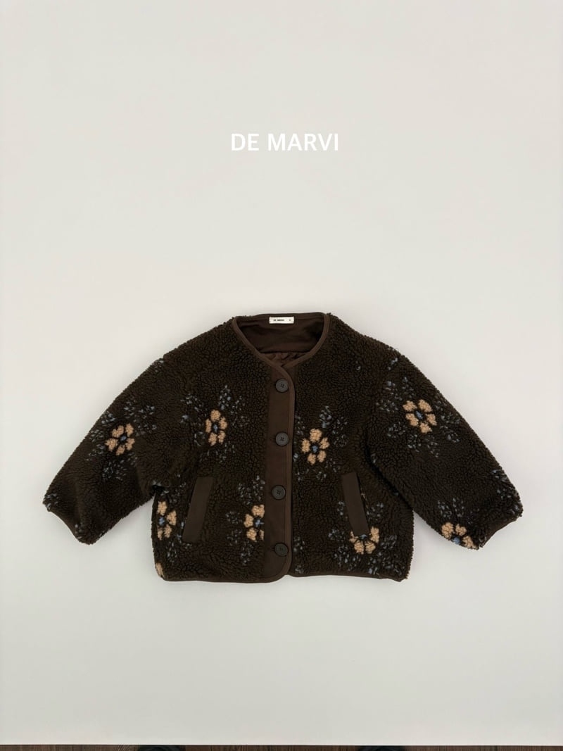 De Marvi - Korean Children Fashion - #littlefashionista - Noir Fleece Jacket - 2