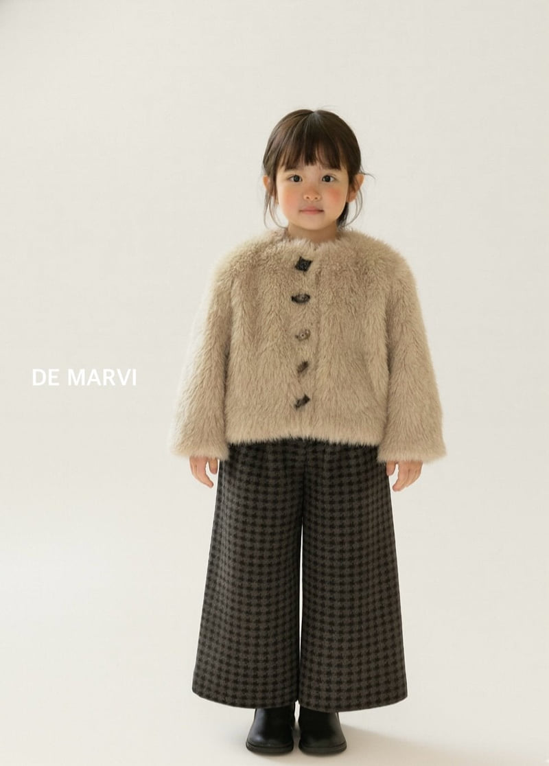 De Marvi - Korean Children Fashion - #littlefashionista - Rona Fur Jacket