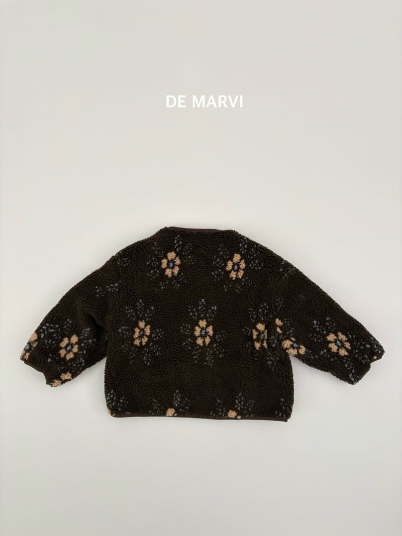 De Marvi - Korean Children Fashion - #magicofchildhood - Noir Fleece Jacket - 3