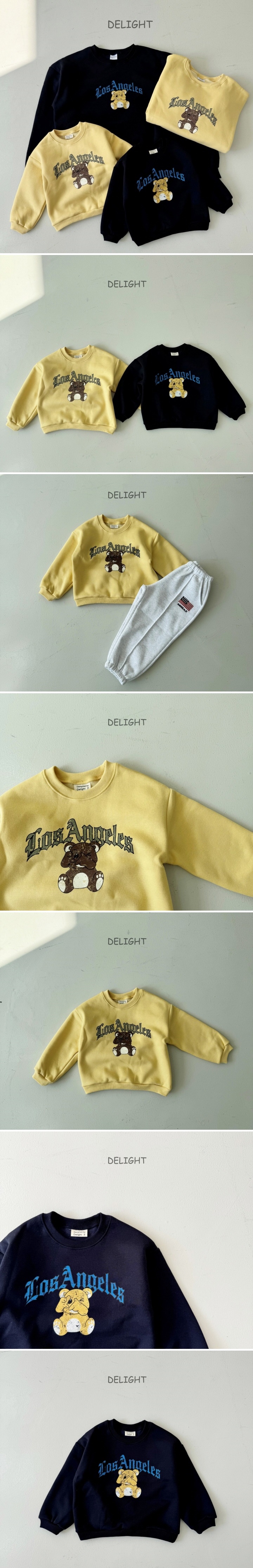 Delight - Korean Children Fashion - #childofig - LA Crack Sweatshirt - 2