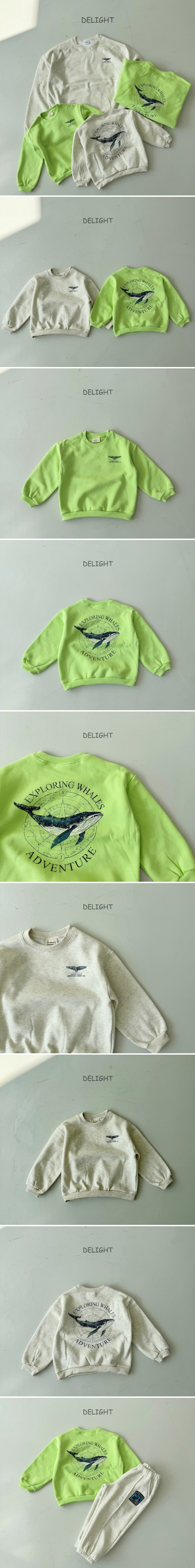 Delight - Korean Children Fashion - #designkidswear - Winter Whale Sweatshirt - 2