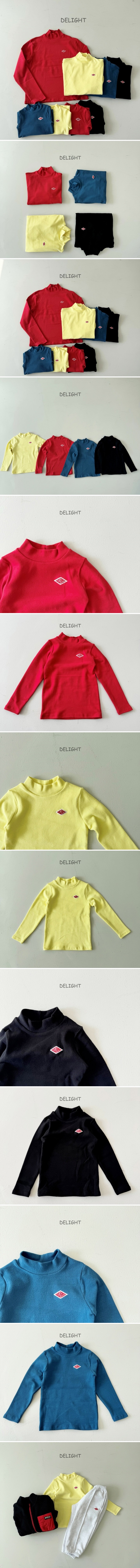 Delight - Korean Women Fashion - #shopsmall - Dia Peach Turtleneck Tee (Adult) - 2
