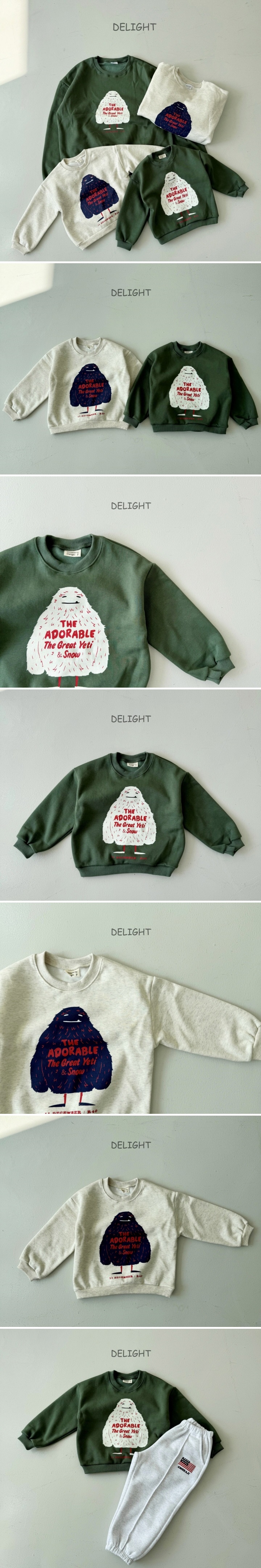 Delight - Korean Women Fashion - #womensfashion - Yeti Sweatshirt (Adult) - 2
